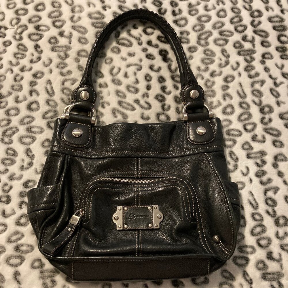Soft Leather Shoulder Bag w/ Cute Details